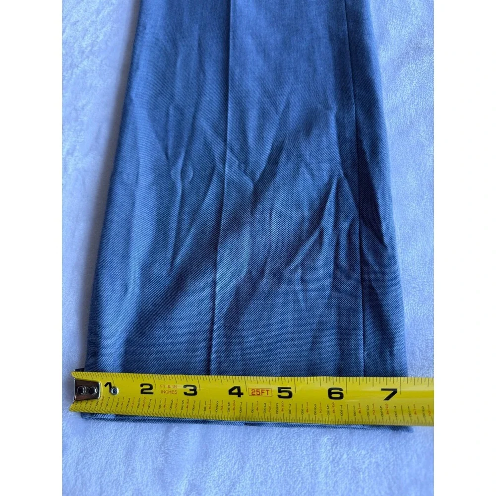 Calvin‎ Klein Jerome Dress Pants Mens 34x34 Slim Fit Blue Formal Corporate Core